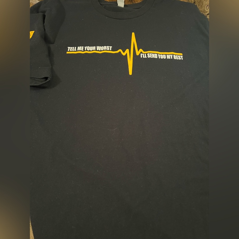 Relentless Defender 911 Dispatcher shirt “tell me your worst”